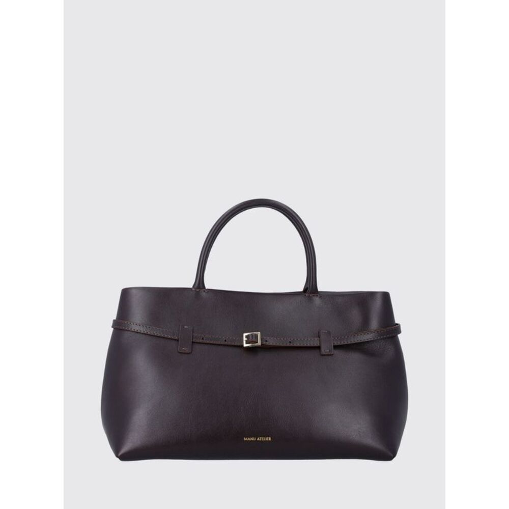 Manu Atelier Women Manu Atelier Le Cambon 35 Smooth Calfskin Leather Handbag